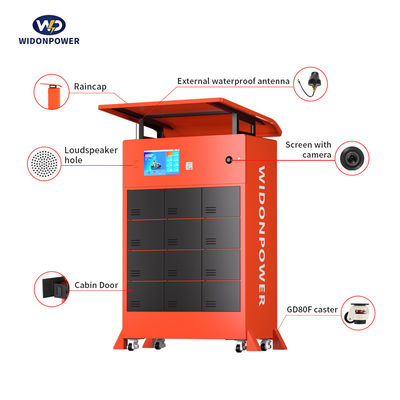 UV Ozone Sterilization Battery Swapping Station Tối đa 312 Swaps mỗi ngày Giải pháp thanh toán bằng thẻ ghi nợ 99,99% Sterilization
